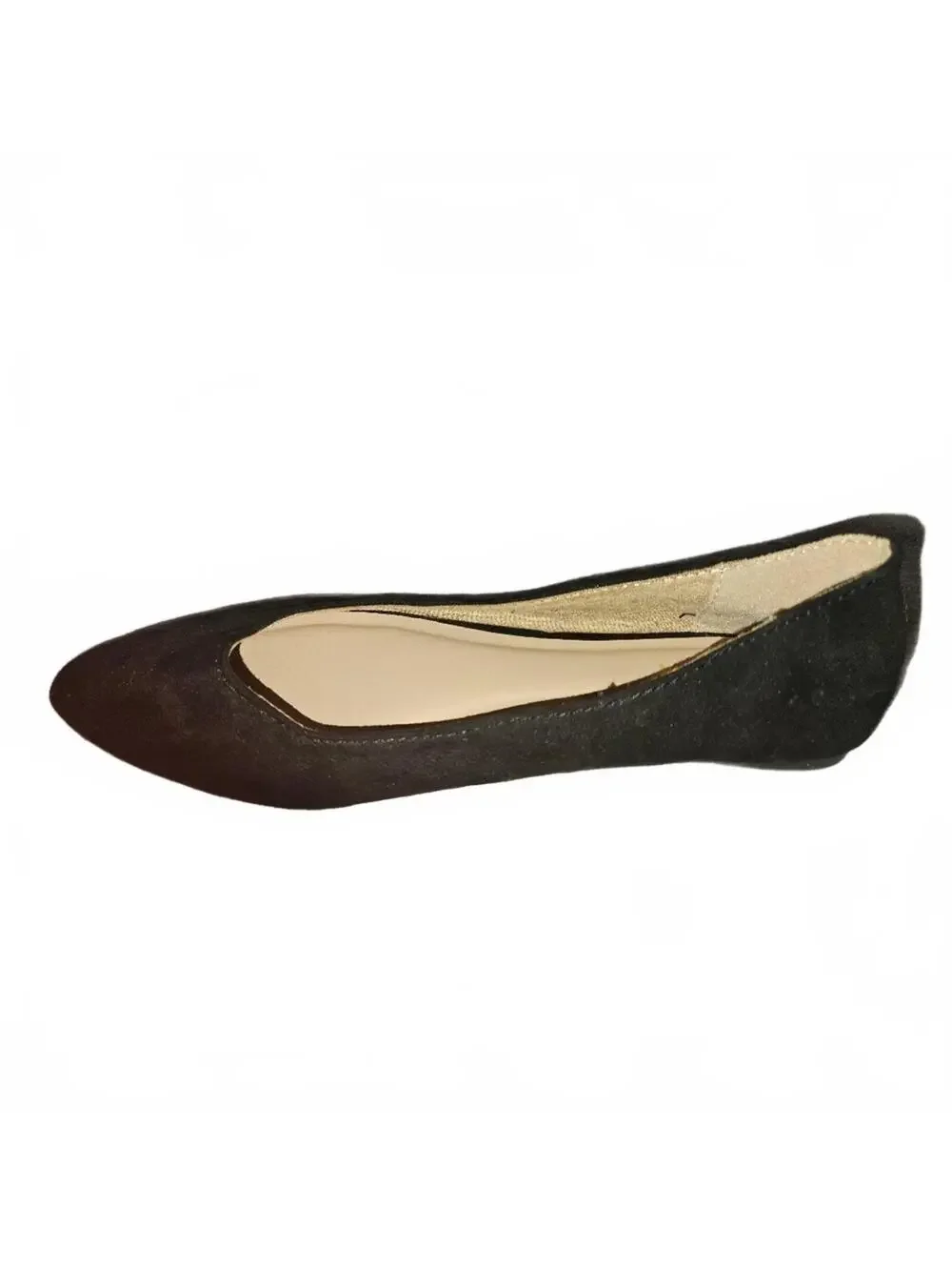Old Navy Black Suede Pointed Toe Flats Size 8